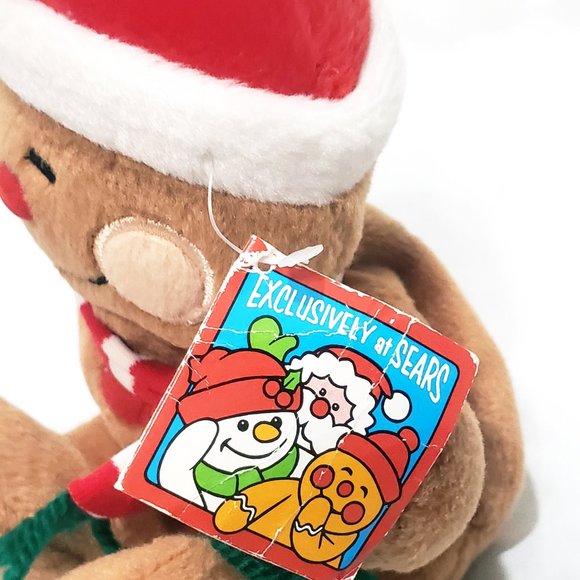 Christmas Gingerbread Man Sears Windsor Collection Plush Stuffed Animal 9" - Picture 5 of 10